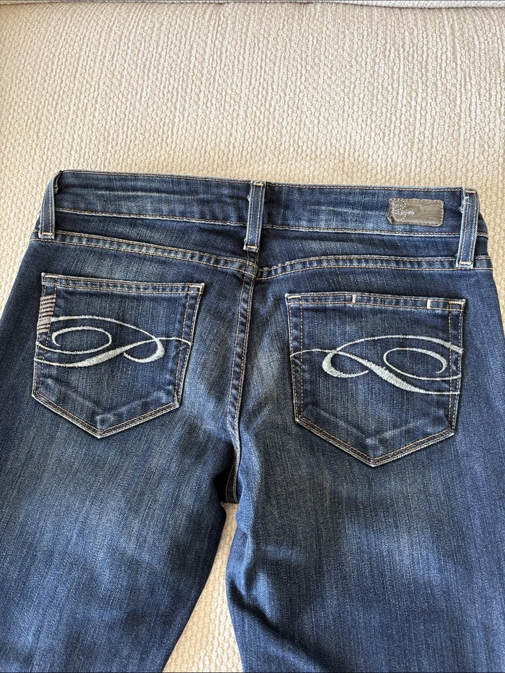 PAIGE Dark Wash Flare Jeans